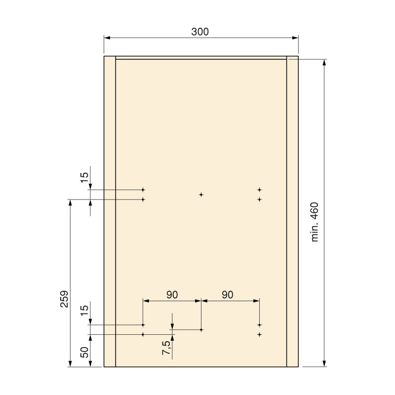 Contenitore per la raccolta differenziata Recycle Inox 2x12lt per il montaggio sul fondo e l'estrazione manuale/automa..