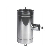 Gomito T Inox 12 Laterale 8 m Maral