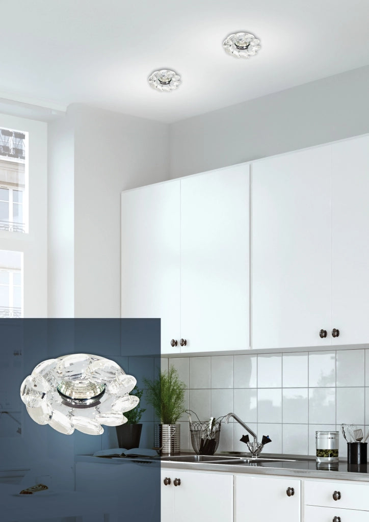 Faretto da incasso cromato vetro 1xMR16 SK-77 Candellux