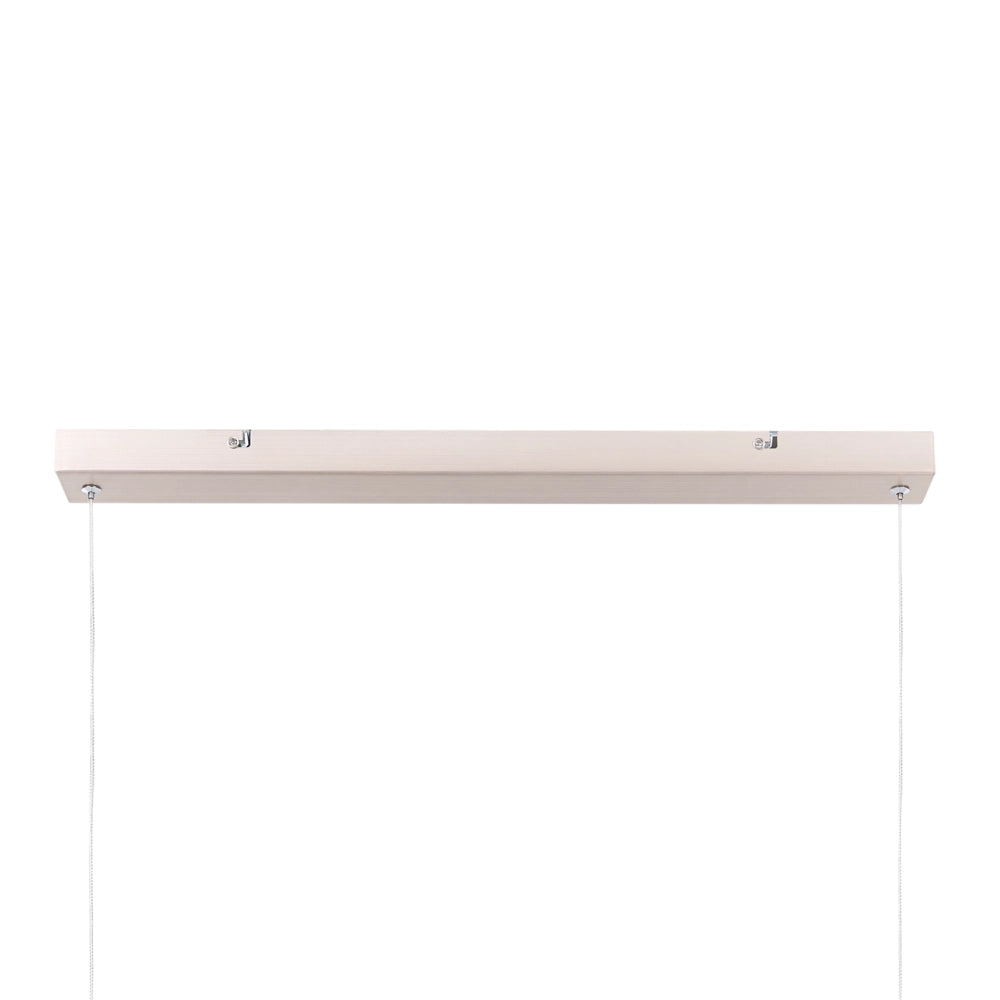 Lampada a sospensione lineare a LED in metallo rame 180 cm stile industriale forma minimalista