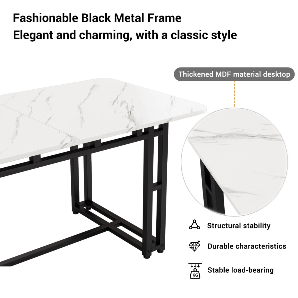 Tavolo da pranzo per 4 persone con 4 sedie, in MDF e velluto, grigio, per soggiorno e cucina, 120 × 70 cm