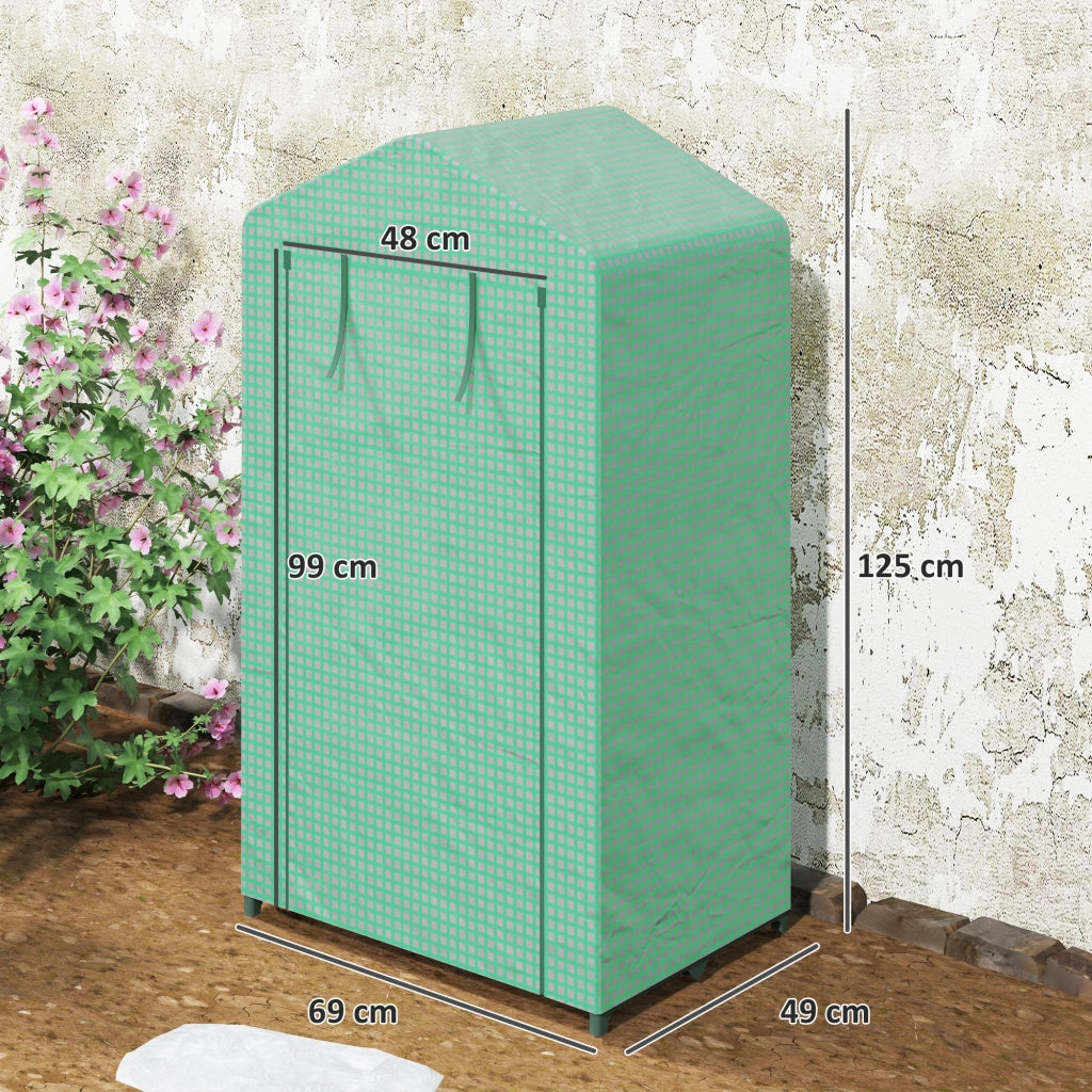 Serra Giardino 3 Livelli ¨C Zephmum ¨C Verde 69x49x125 cm