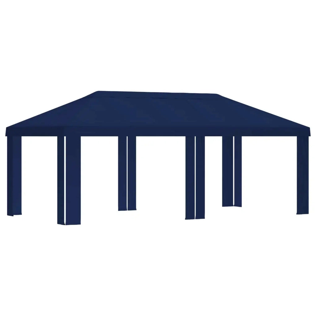 Copertura per Gazebo 6 x 3 m Blu Poliestere 190 900429