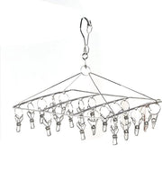 Drogeria Rotocalco a Rotazione con Gancio Girevole per Calze, Sottovestiti, Abbigliamento Bambino, Reggiseno, Pannolini, Guanti, 20 Clip