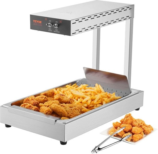Buffet warmer professionale - Piastra di riscaldamento - Ciotola da buffet - Buffet warmer elettrico - Riscaldamento a vassoio - Capacità 20L