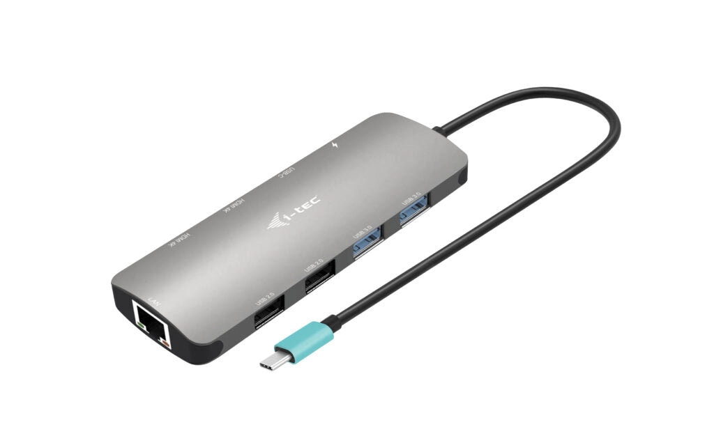 I-tec usb-c metal nano 2x display docking station + power delivery 100 w - C31NANOHDM2DOCPD