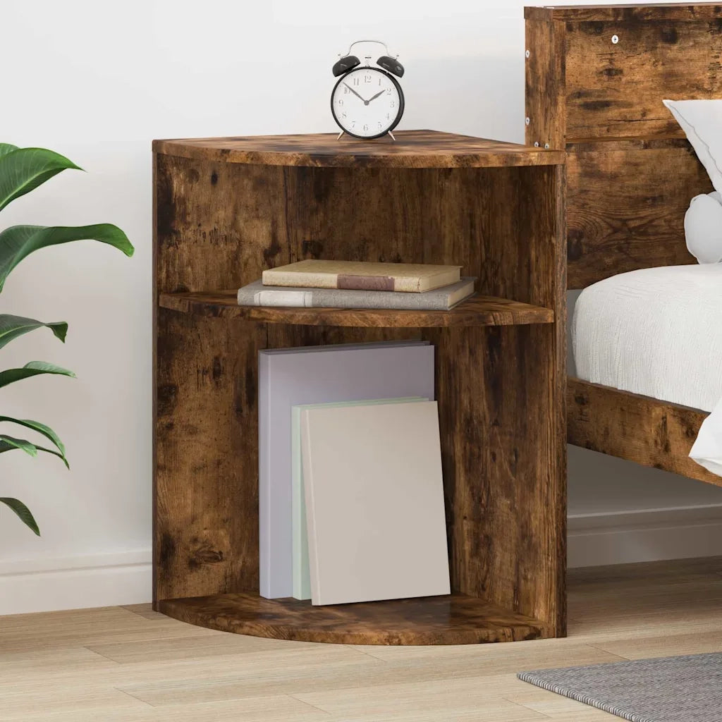 Tavolino Rovere fumé 39,7 x 39,7 x 60 cm Legno multistrato 891135