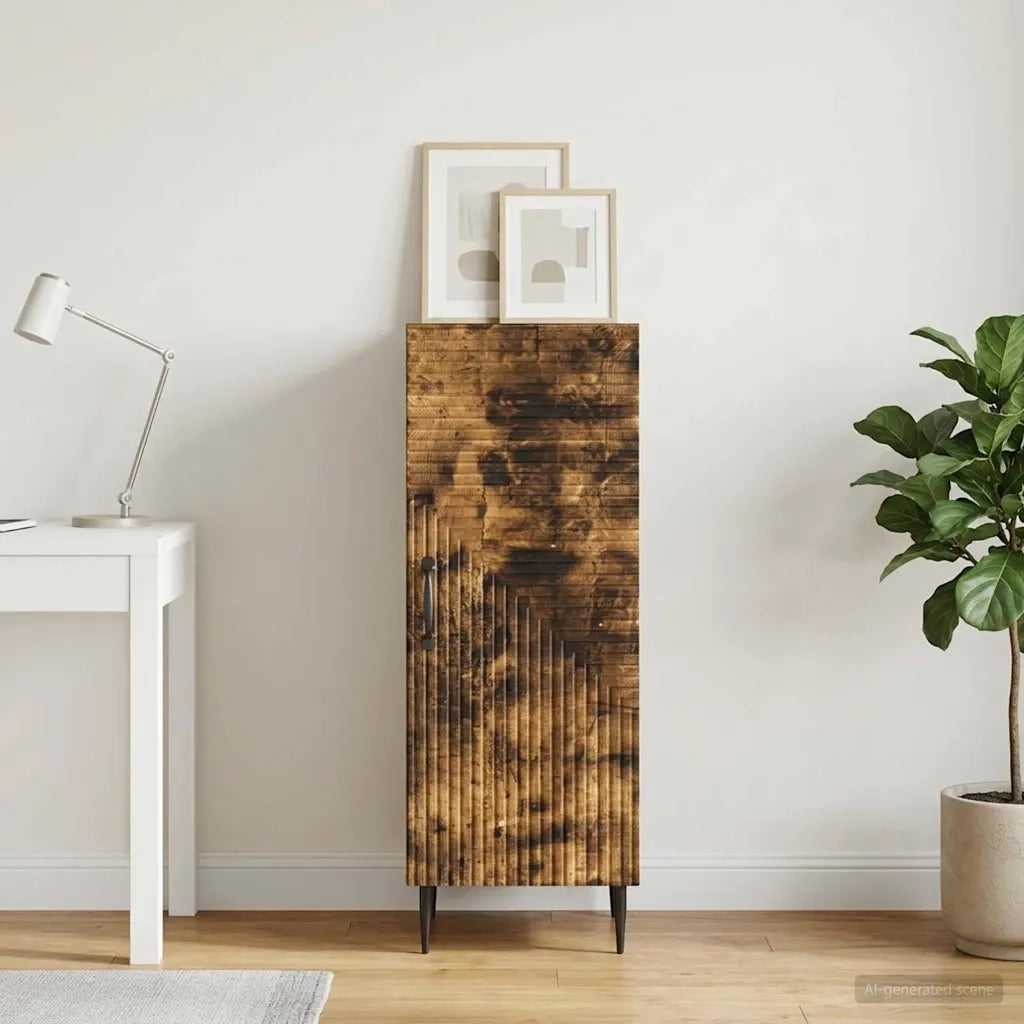 Credenza Rovere Fumo 33 x 34,5 x 89,5 cm Legno ingegnerizzato 894830