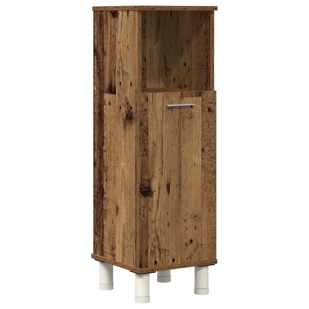 Set Mobili da Bagno 3 pz Legno Antico in Legno Multistrato 3328567