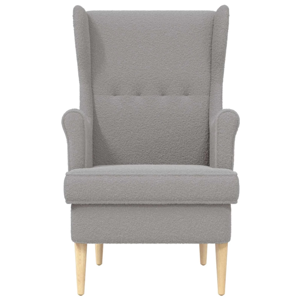 Poltrona | Sedia Relax Grigio Chiaro Boucl¨¦