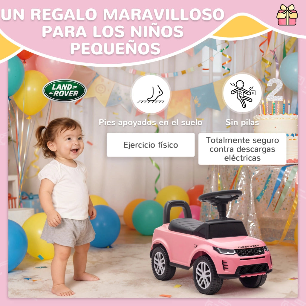 Correpasillos Land Rover con Cassetti e Suoni ¨C Zephmum ¨C Rosa