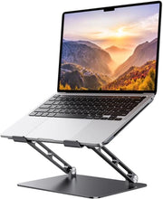 Stand per Laptop in Alluminio Regolabile - Elevatore Ergonomico per Tablet e Laptop da 10 a 17,3 pollici