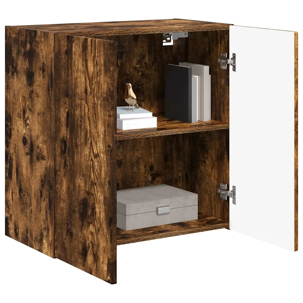 Mobile TV da parete Rovere fumé 59,5 x 31 x 60 cm 892354