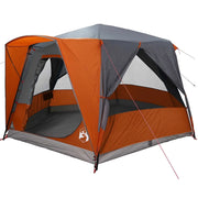 Tenda da Capanna per 5 Persone con tetto Grigio e arancione