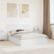 Letto con Contenitore Bianco 140 x 200 cm Legno multistrato 3408459