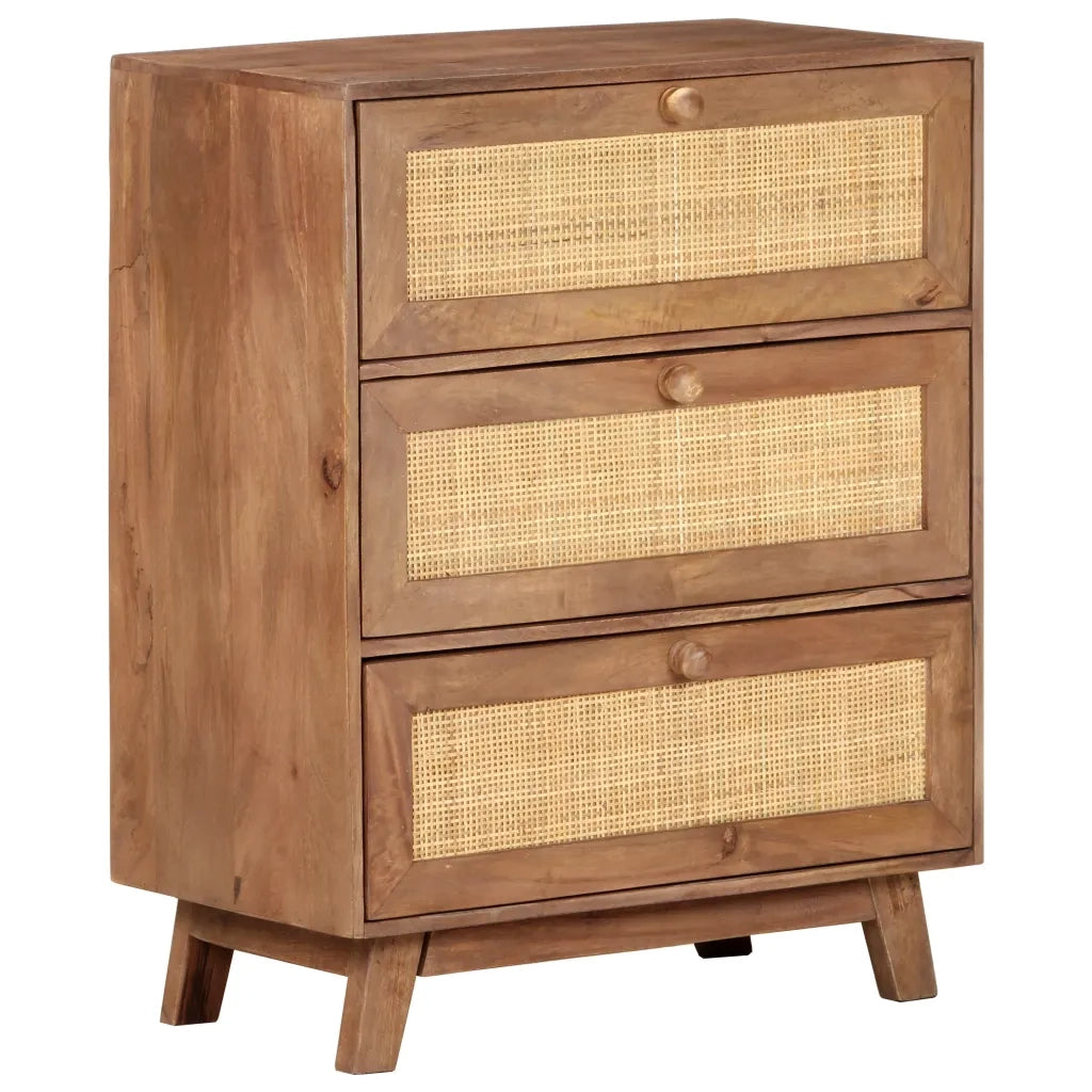 Credenza 61x35x76 cm in Legno Massello di Mango cod mxl 19221