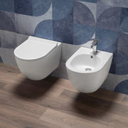 Sanitari Sospesi Moderni Rimless Sedile con Chiusura Rallentata|
