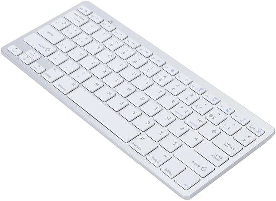 Tastiera Wireless - Progettazione Compatta e Ergonomica - Peso Leggero e Portatile - Materiale ABS - Per Computer Portatile