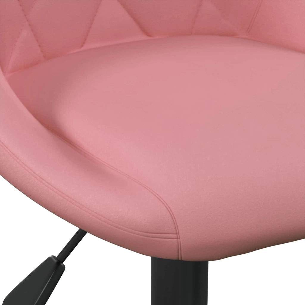 Sgabello da bar Rosa 46 x 44 x (62.5-77.5) cm Pelle sintetica 335321