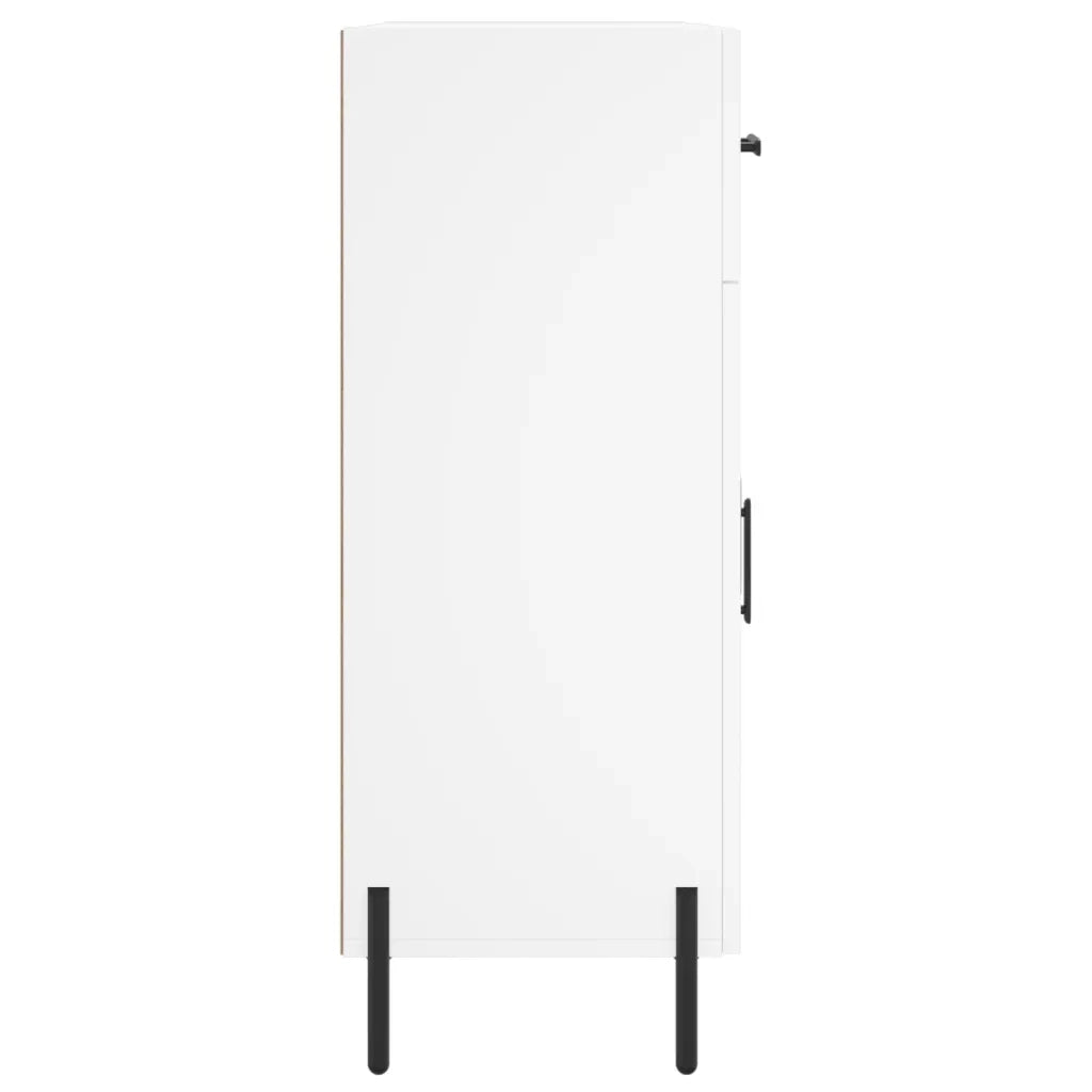 Credenza | Madia | Buffet da pranzo | Armadio da pranzo Bianca 69,5x34x90 cm in Legno Multistrato