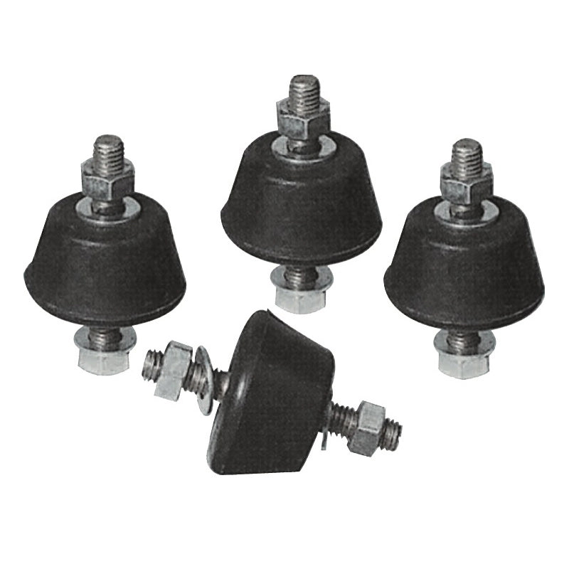 4 PZ ANTIVIBRANTI PER STAFFE- HxL 22x39 mm- DC- pezzi 1
