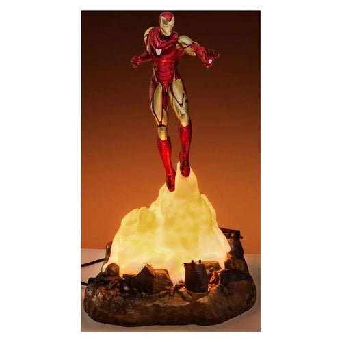 Lampada paladone pp11311msis marvel comics iron man diorama