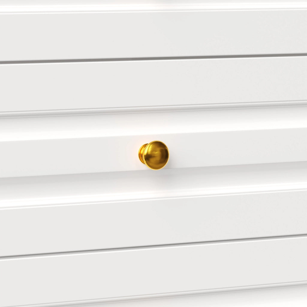 HIGHBOARD Cucina 140x40x179,5 cm Bianco con illuminazione RGB LED