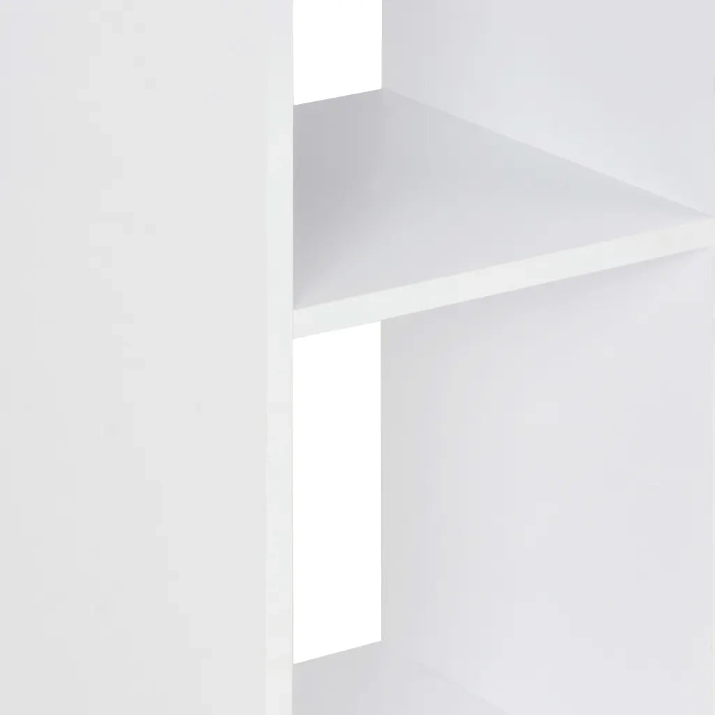 Tavolo da Bar Bianco e Cemento 60x60x110 cm