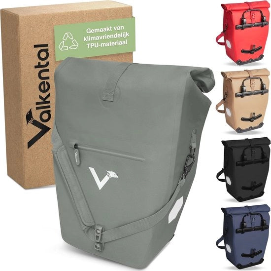 Sacchetto 2 in 1 per Bicicletta - TPU Idrorepellente con Volume Flessibile e Tasca per Laptop - Ideale per Biciclettare e Viaggiare