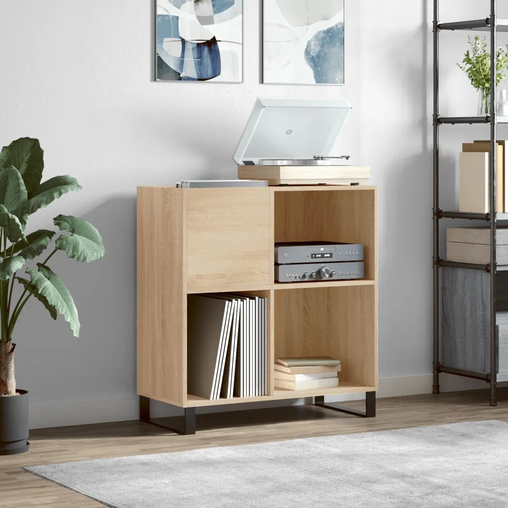 Mobile Porta Dischi Rovere Sonoma 84,5x38x89 Legno Multistrato CFW8737611