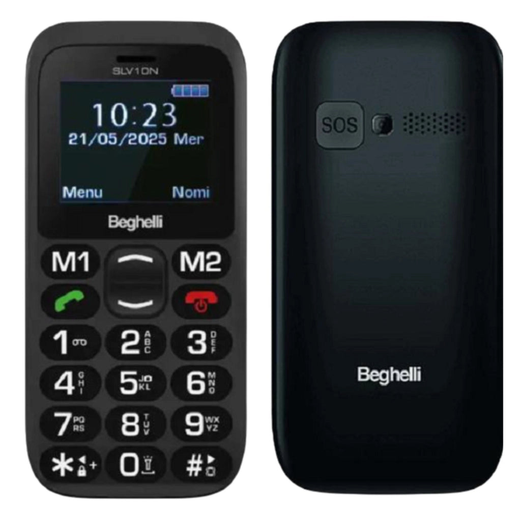 Beghelli Cellulare Anziani Black SLV10