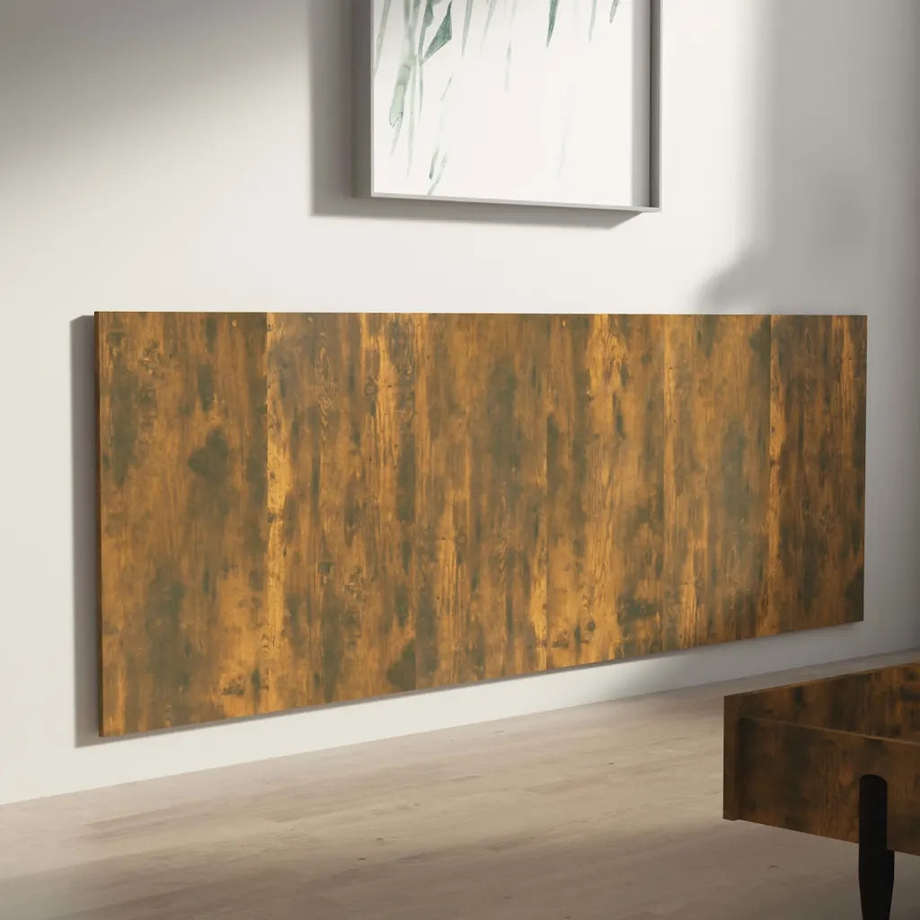 Testiera | Testata Letto Rovere Fumo 240x1,5x80 cm in Legno Multistrato