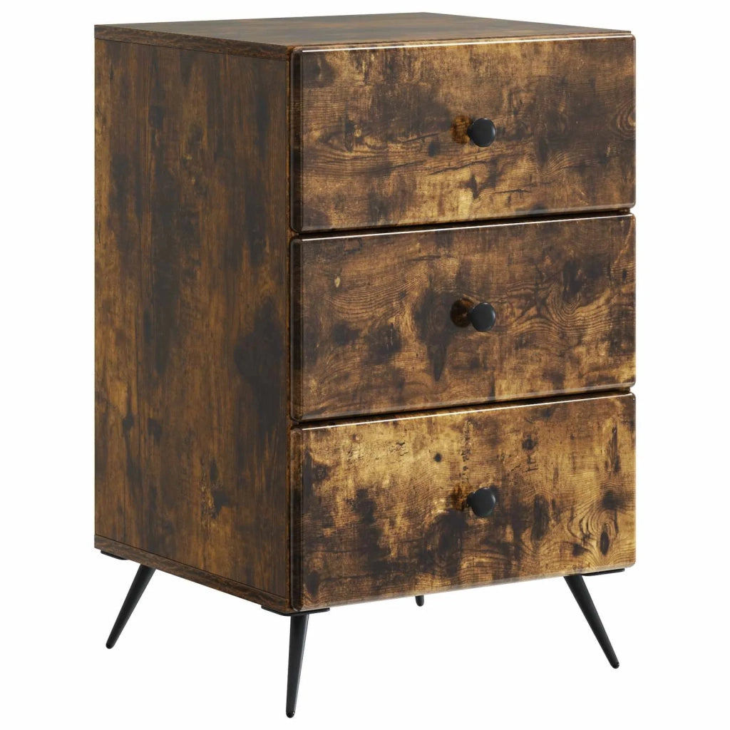 Armadio da Notte Rovere Fumo 43 x 41 x 66,5 cm 895480