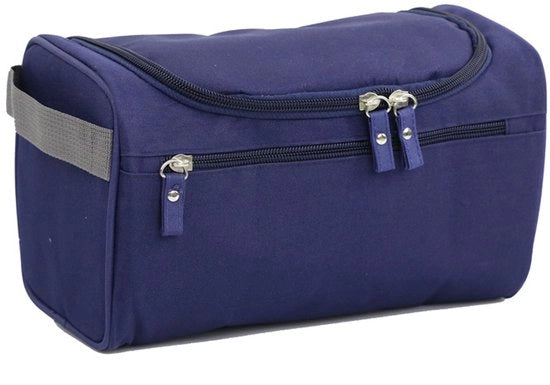 Toilettas acqua resistente - borsa di stile per il trucco per uomini e donne - borsa di pelle durevole e capiente - borsa portatile - adatta per l'organizzazione di kit di viaggio - 25x13x14cm