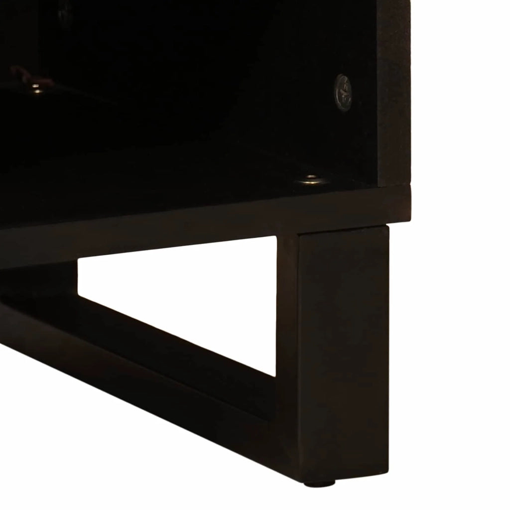 Mobile TV Marrone 100 x 33 x 46 cm Legno di mango massello