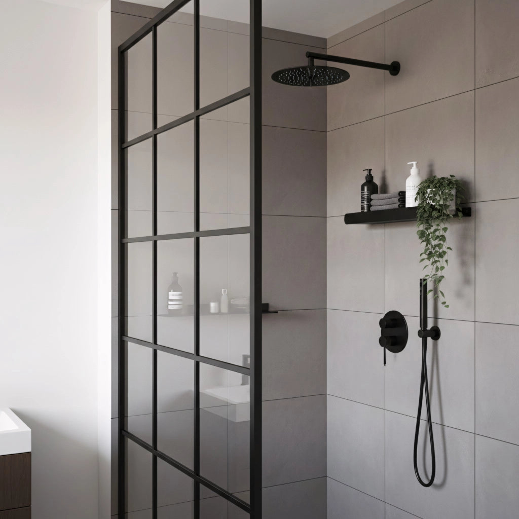 Mensola Da Bagno Sf03 45cm Black Matt