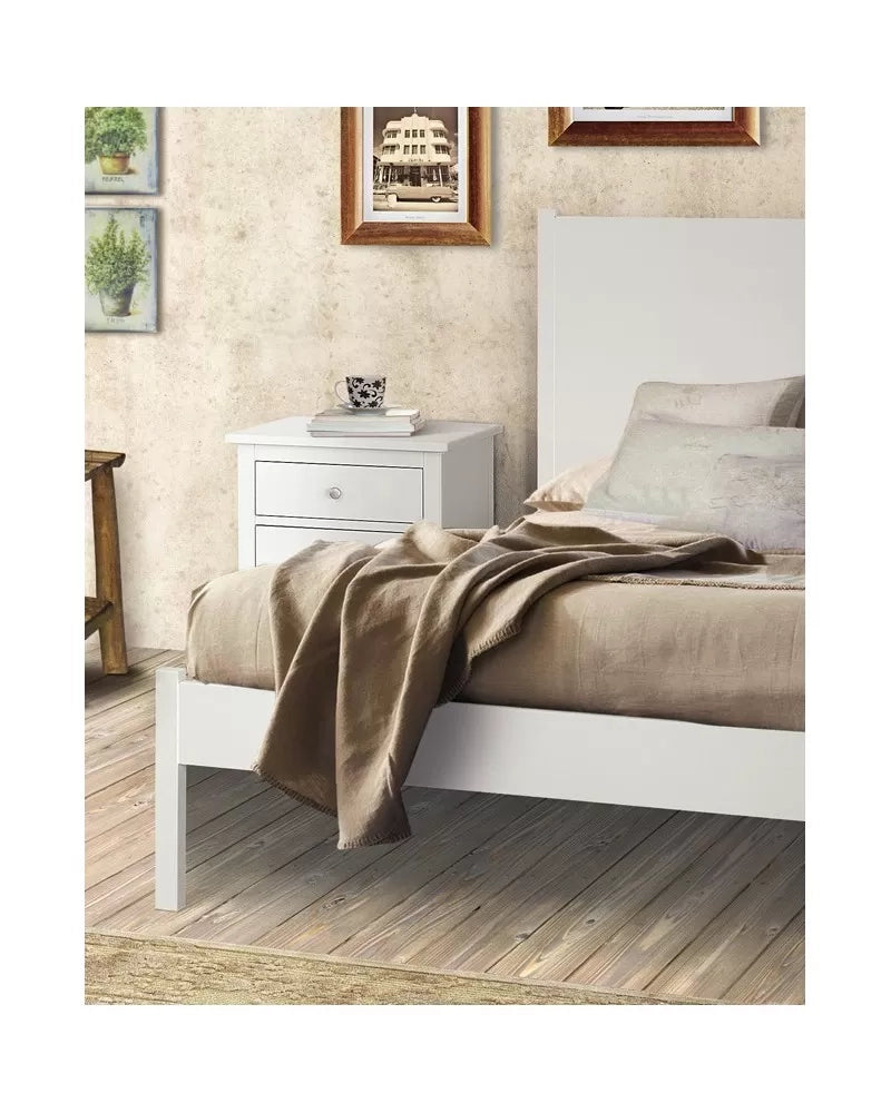Letto schabby chic matrimoniale 174 x 212 x 115 h (735) - Mobili 2G