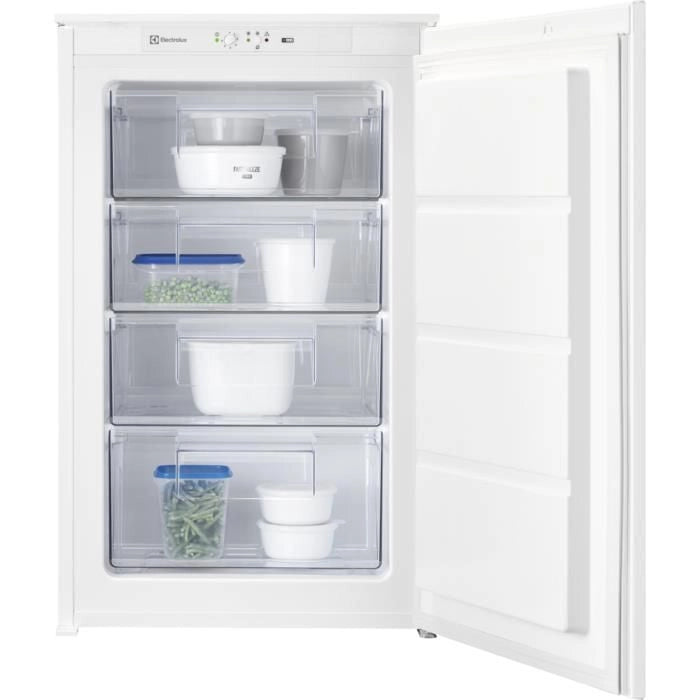Electrolux LUB3AE88S Serie 600 Congelatore Verticale da Incasso 98 L 87.3 cm Classe E 34 dB Low Frost colore Bianco
