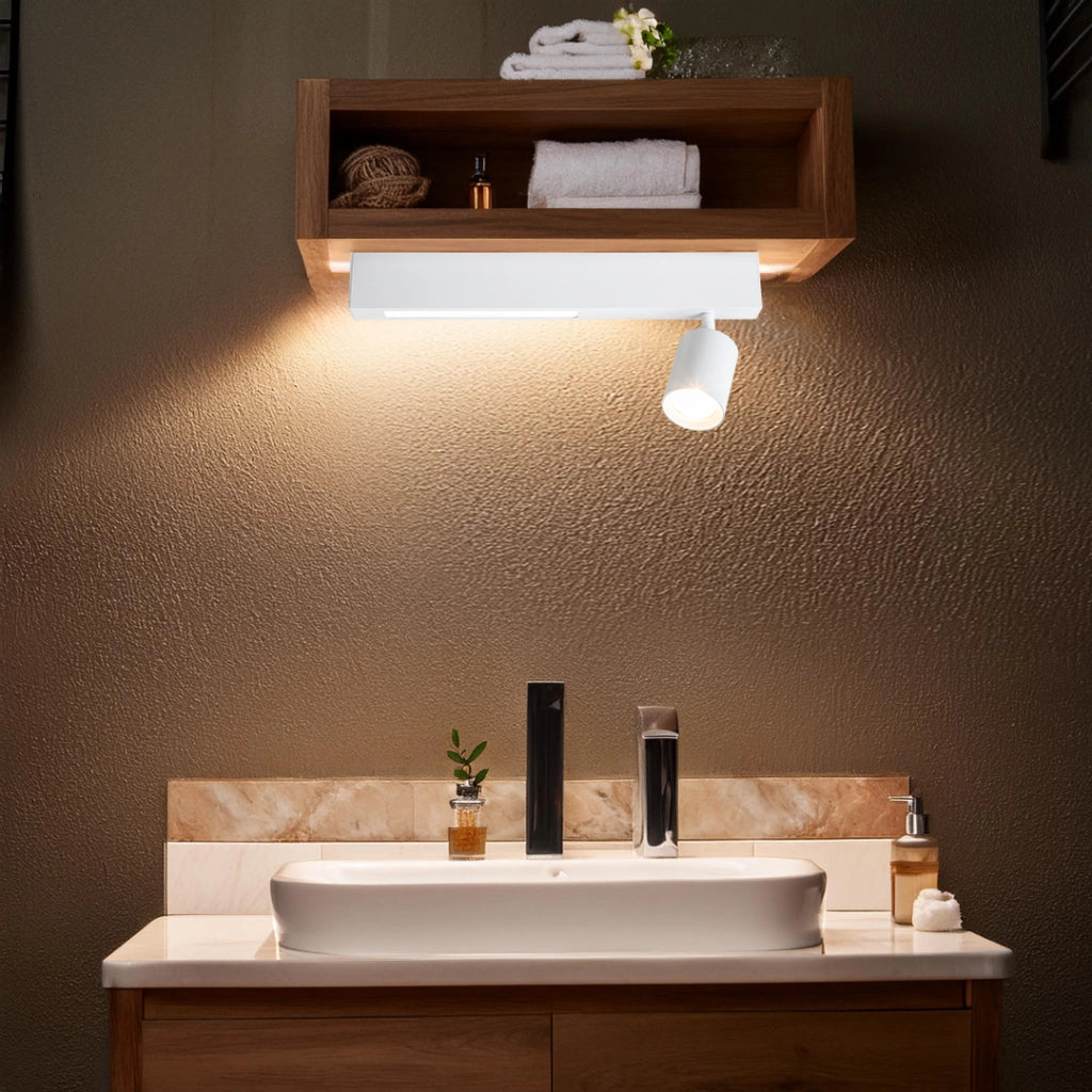 Faretto soffitto bianco Magnet Milagro LED 5W+GU10