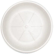 BAMA SOTTOVASO IN PLASTICA ROTONDO 26 CM IN COLORE BIANCO