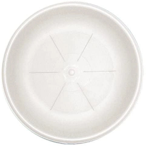 BAMA SOTTOVASO IN PLASTICA ROTONDO 26 CM IN COLORE BIANCO