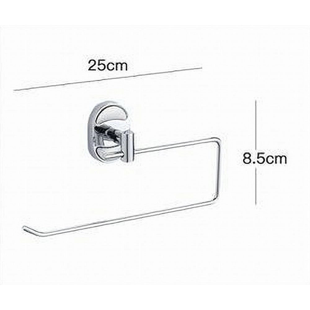 Trade Shop - Porta Asciugamano Asciugamani Arredo Bagno Acciaio Fissaggio A Parete Oval 52014 -