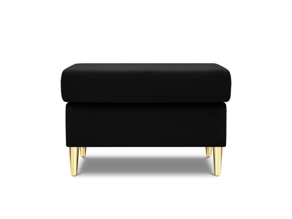 Cosmopolitan Design - Pouf "Kyoto" in velluto nero 