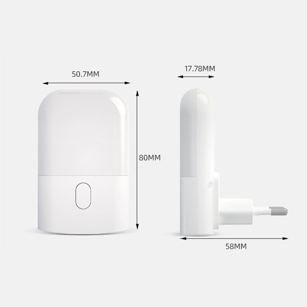 Luce notturna presa con crepuscolare dimmer 2700K bianca Eko-Light