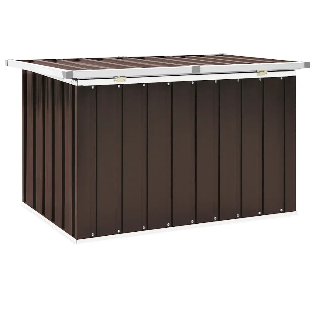 Baule da giardino marrone 109x67x65 cm CFW7474515