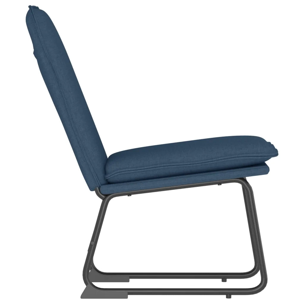 Sedia Lounge Blu 52x75x76 cm in Tessuto 351319