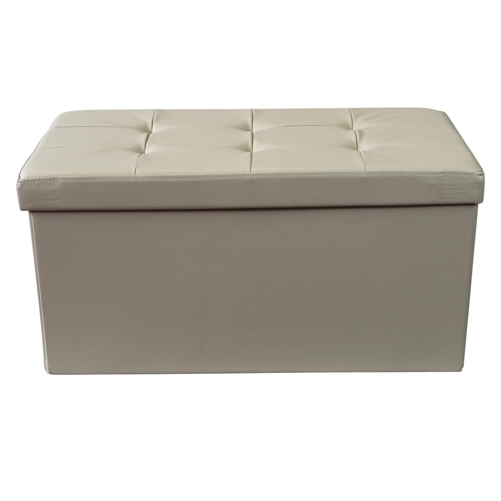 Pouf contenitore in similpelle - HARRIS