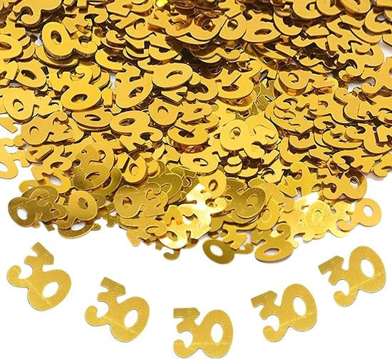 Decorazioni di compleanno, decorazioni per ufficio, confetti per feste, tema di matrimonio e compleanno, decorazioni brillanti, matrimonio, decorazioni per ufficio con confetti a scoppio, 45g, 30 carati d'oro.