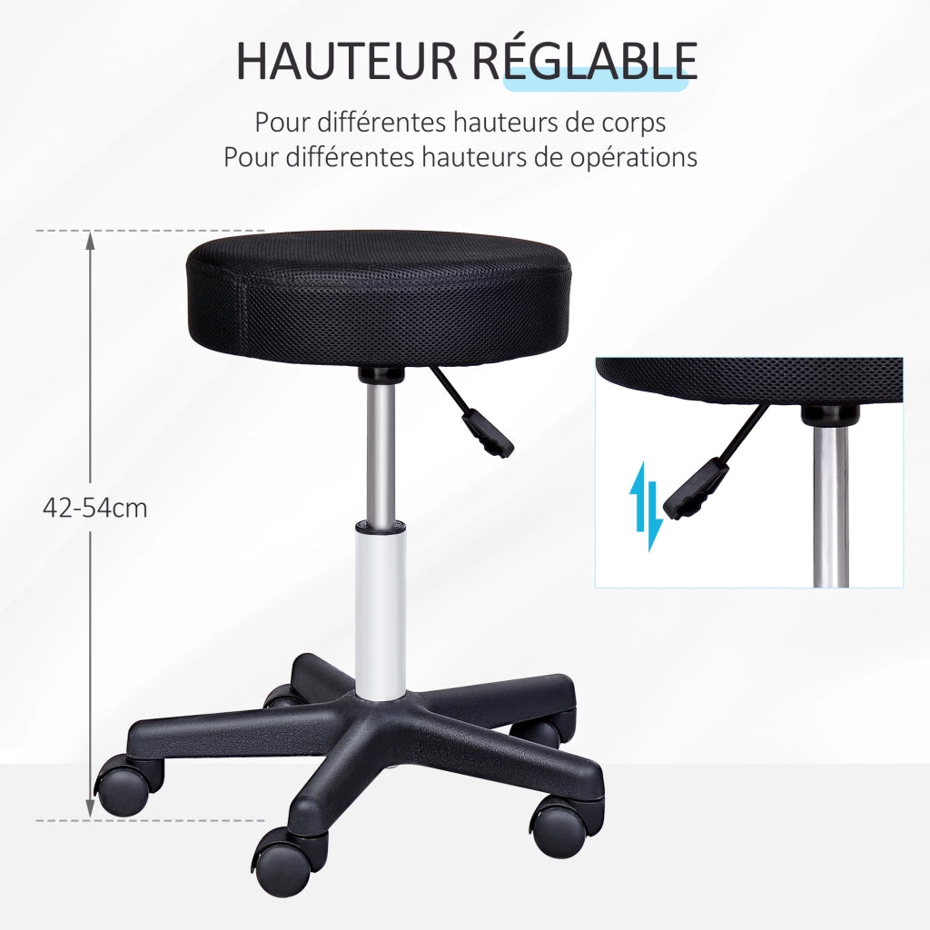Sgabello Massaggiante Regolabile Pivotante ¨C Zephmum ¨C Con 3 Housse