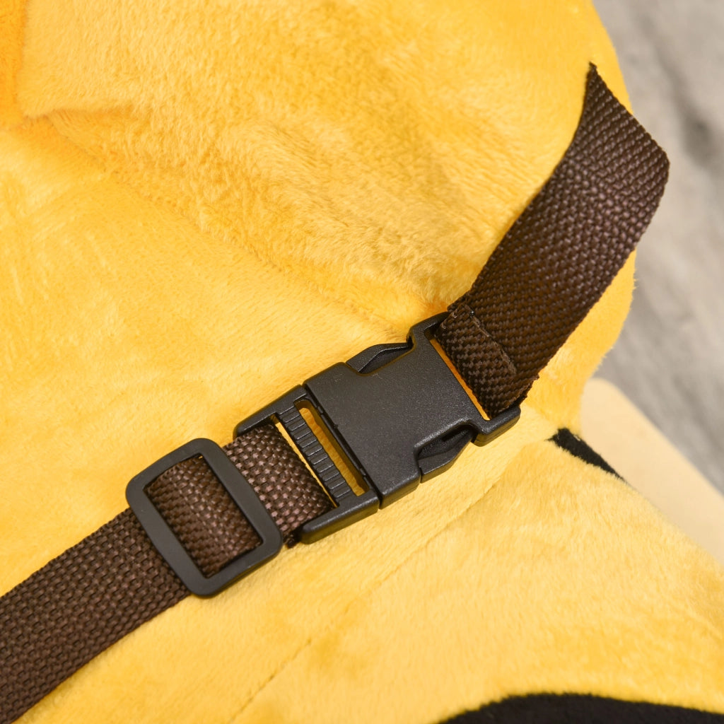 Dondolo Ape Legno per Bambini ¨C Minimal ¨C Giallo e Nero 60x33x45 cm